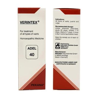 Adel 40 Verintex Drops 20 ml - Homeopathic Drops