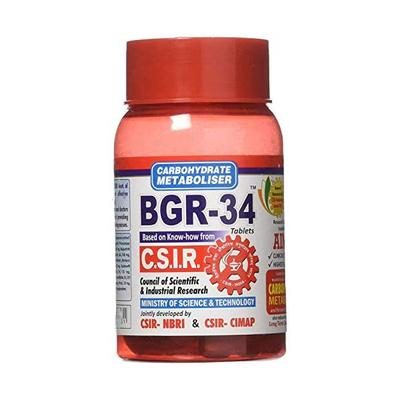 Aimil BGR-34 Tablet (Pack of 6 x 100's) - Diabetes Care (Ayush)