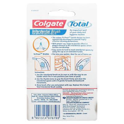 Colgate Total Interdental Brush (2 mm) 1's - Toothbrushes