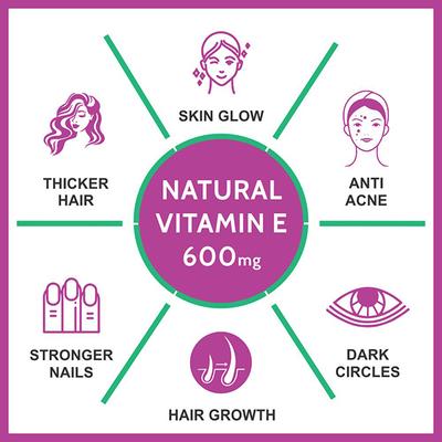 CF Evaprim Double Strength Vitamin E 800 IU + Evening Primrose Oil 200 mg Softgel 60's - Multi-Vitamins