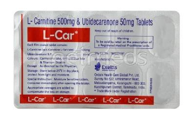 L Car Tablet 10'S - Supplements-Sup