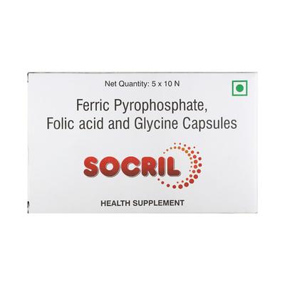 SOCRIL Capsule 10's - Supplements-Vam