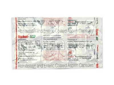Atchol Asp 75mg Capsule 10'S - High Cholesterol-Dys