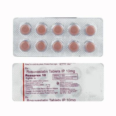 Rozuprex 10mg Tablet 10'S - High Cholesterol-Dys