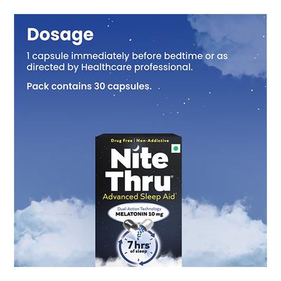 Nitethru Advanced Sleep Aid Capsule 30's - General Health