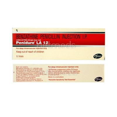 Penidure LA 1200000IU Injection 5X4ml - Bacterial Infections-Pen