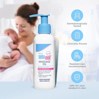 Sebamed Baby Massage Oil 150 ml (N) - Creams, Lotions & Oils