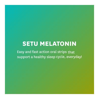 Setu Melatonin 5 mg Orally Disintegrating Strip - Mint Flavour 30's - General Health