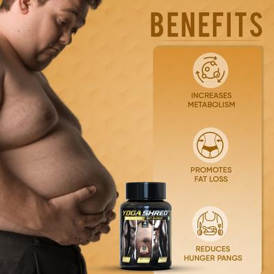 The Yoga Man Lab Yoga Shred Fat Burner Capsule (Pack of 2 x 56's) 1's - Speciality Medicines