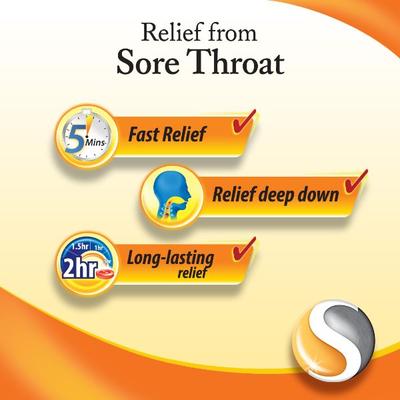 Strepsils Sore Throat Lozenges - Ginger & Lemon 200's - Sore Throat Lozenges