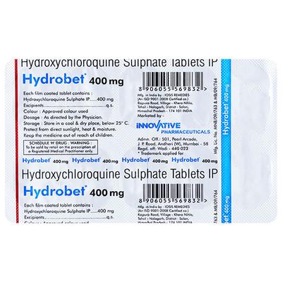 HYDROBET 400mg Tablet 10's - Malarial