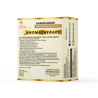 Khadi Organique Khadi Aromatic Oil - Sandalwood 15 ml - Personal Care (Ayush)