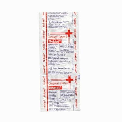Noklot 75mg Tablet 10'S - Blood Clot-Ant