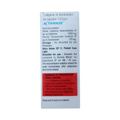 Actamase 1.125gm Injection 1'S - Bacterial Infections-Cep