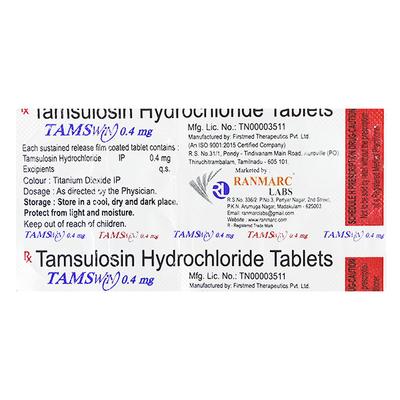 TAMSWIN 0.4mg Tablet 10's - Bladder And Prostate Disorders-Dru