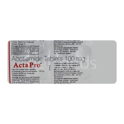 Actapro 100mg Tablet 10'S - Ulcerative Colitis/Bowel Inflammatory Disease-GIT