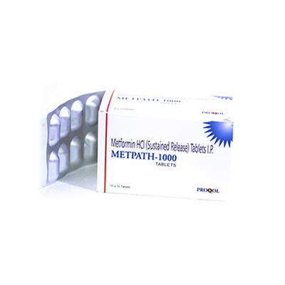 Metpath 1000mg Tablet 10'S - Diabetes-Ant