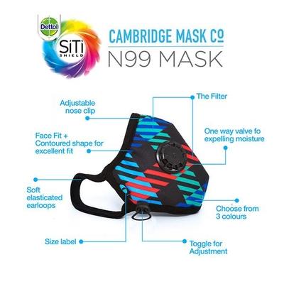 Dettol Cambridge Pro N99 Anti-Pollution Mask - Newton (M) - Face Masks
