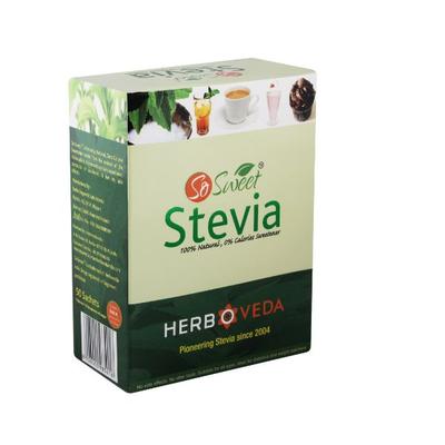 So Sweet 100% Natural 0% Calories Sweetener Stevia Sachet 200's - Sugar Substitute