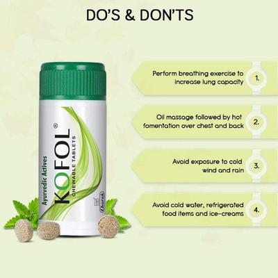 Kofol Sugar Free Chewable Tablet 60's - Sore Throat Lozenges