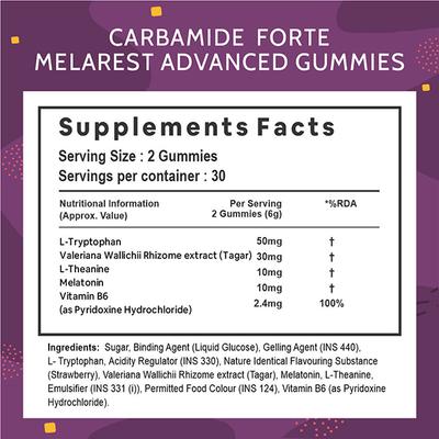CF Melatonin + Tagara Veg Gummies 60's - Mental Health