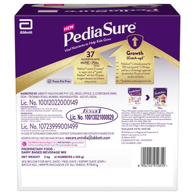 Pediasure Scientifically Designed Nutrition Health Drink Refill - Vanilla Flavour 2 kg - Kids Nutrition