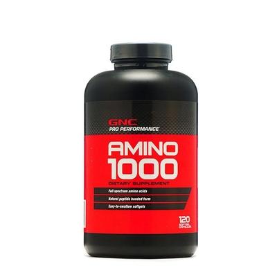 GNC Amino 1000 Capsules 120's - Amino Acids