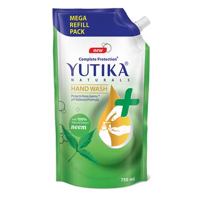 Yutika Liquid Hand Wash Refill Pack - Neem 750 ml - Hand Wash & Soaps