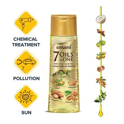 Emami 7 Oils in One Hair Oil 500 ml - Personal Care (Ayush)