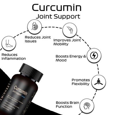 Vitaminhaat Curcumin Joint Support Formula Capsule 1's - Herbal Dietary Supplement