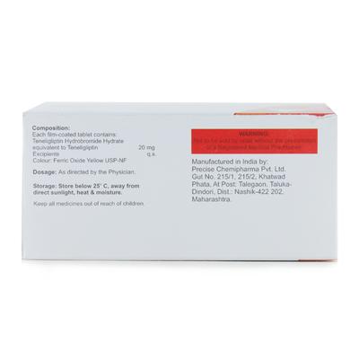 Tendia 20mg Tablet 10'S - Diabetes-Ant