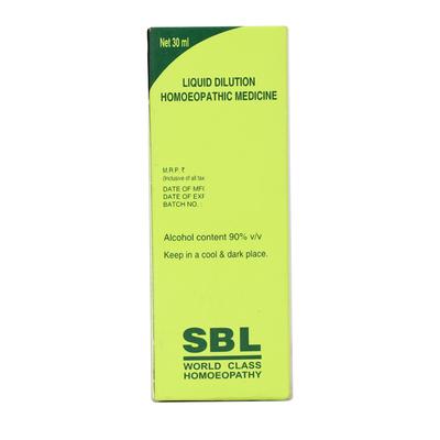 SBL Veratrum Album 1M Liquid 30 ml - Dilutions