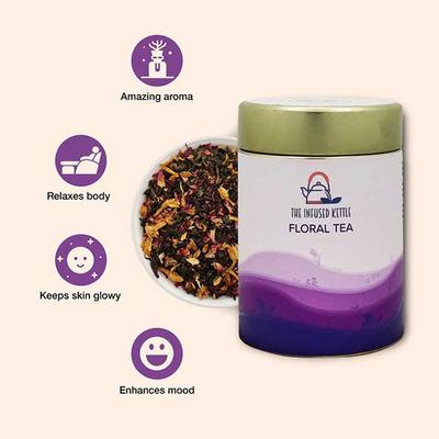 The Infused Kettle Tea Leaves - Floral 50 gm - Teas