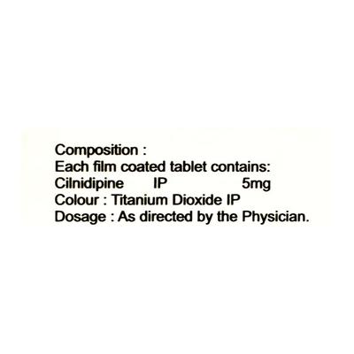 Cilidin 5mg Tablet 10'S - Hypertension-Cal