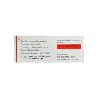 ROSUVIRON 10mg Tablet 10's - High Cholesterol-Dys