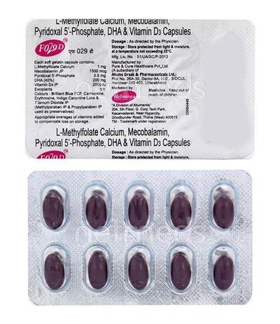 F 029 D Capsule 10'S - Supplements-Vam