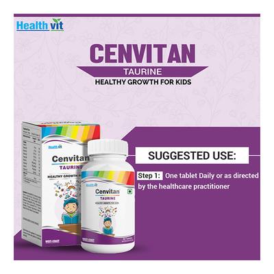HealthVit Cenvitan Taurine (Healthy Growth for Kids) Tablets 60's - General Health