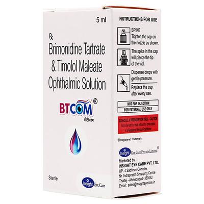 BTCOM Ophthalmic Solution 5ml - Glaucoma-Ant
