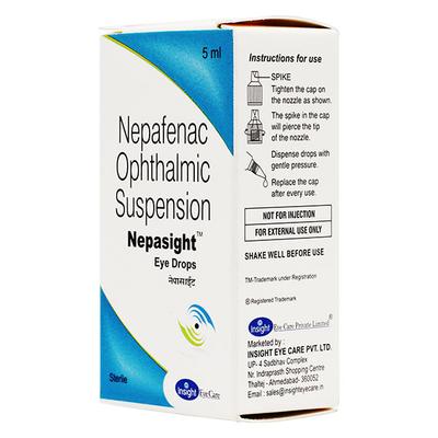 NEPASIGHT Eye Drops 5ml - Eye conditions-Oph
