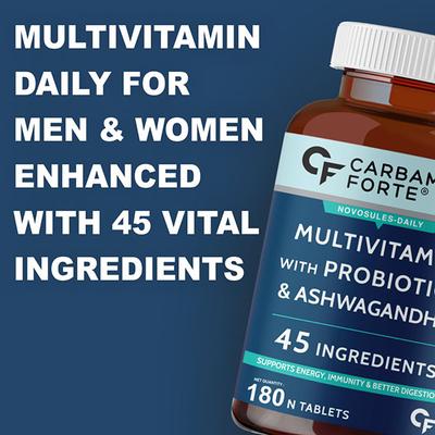 CF Novasules-Daily Multivitamins with Probiotics Veg Tablet 180's - Multi-Vitamins