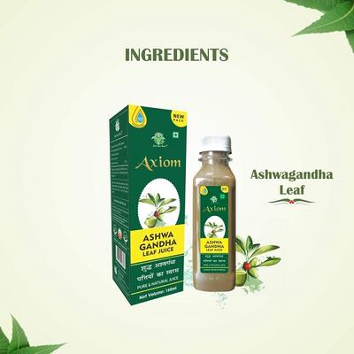 Axiom Jeevan Ras Ashwagandha Leaf Juice 160 ml - Ashwagandha