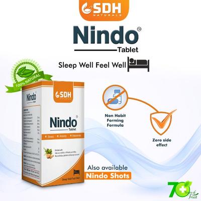 Shree Dhanwantri Herbals Naturals Nindo Tablet 60's - Speciality Medicines