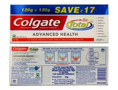Colgate Advanced Health Toothpaste (Pack of 2 x 120 gm) - Toothpaste