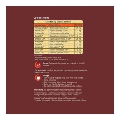 Nutrigain Plus Capsule 60's - Weight Gain