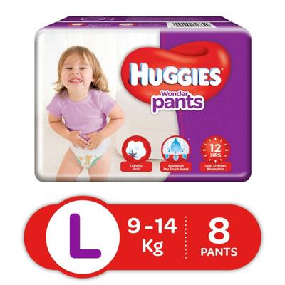Huggies Wonder Pants Diapers (L) 8's - Diapers & Wipes
