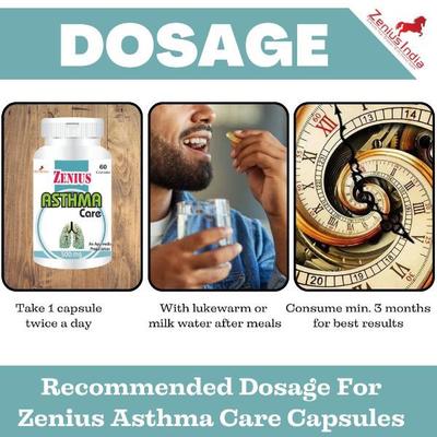 Zenius Asthma Care 500 mg Capsule 60's - Speciality Medicines