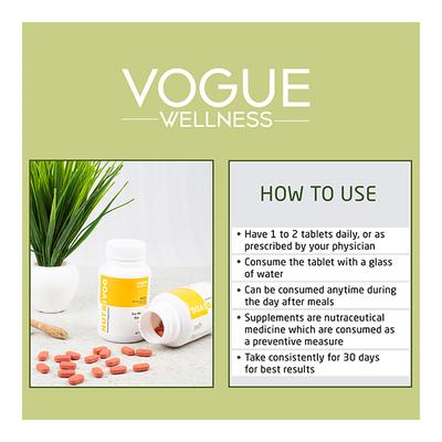 Vogue Wellness Nutrivog Tablet (Pack of 4 x 60's) - Hair & Skin