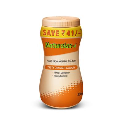 Naturolax-A Orange Flavour Powder 300 gm - Indigestion/Constipation