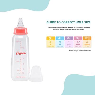 Pigeon Flexible 4+ Months PP Feeding Bottle 200 ml - Feeding & Nursing