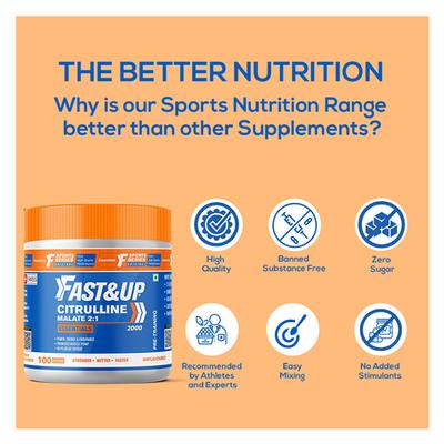 Fast&Up Citrulline Malate Powder 200 gm - Workout Essentials